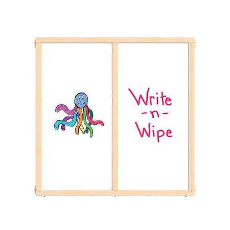 Jonti-Craft KYDZ Suite Panel, S-height, 48 in. Wide, Write-n-Wipe 1514JCSWW